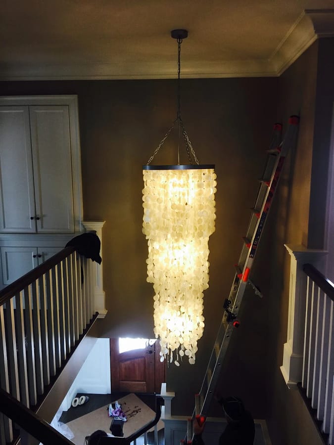 A nice-looking light fixture in new jresey